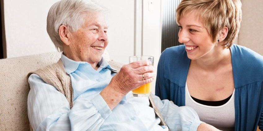 cuidado de ancianos a domicilio